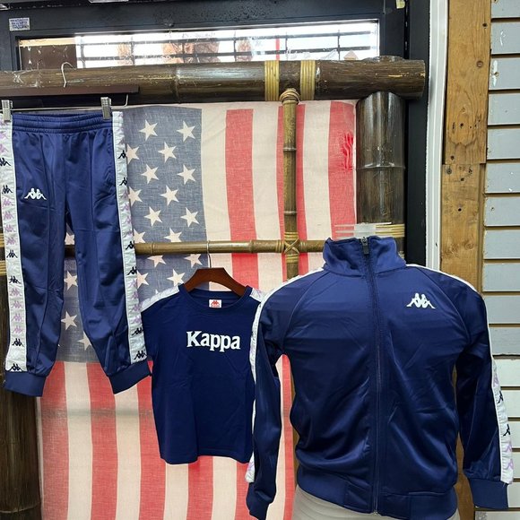 NWOT Kappa 3pc Jacket T-shirt Trouser - Picture 1 of 14